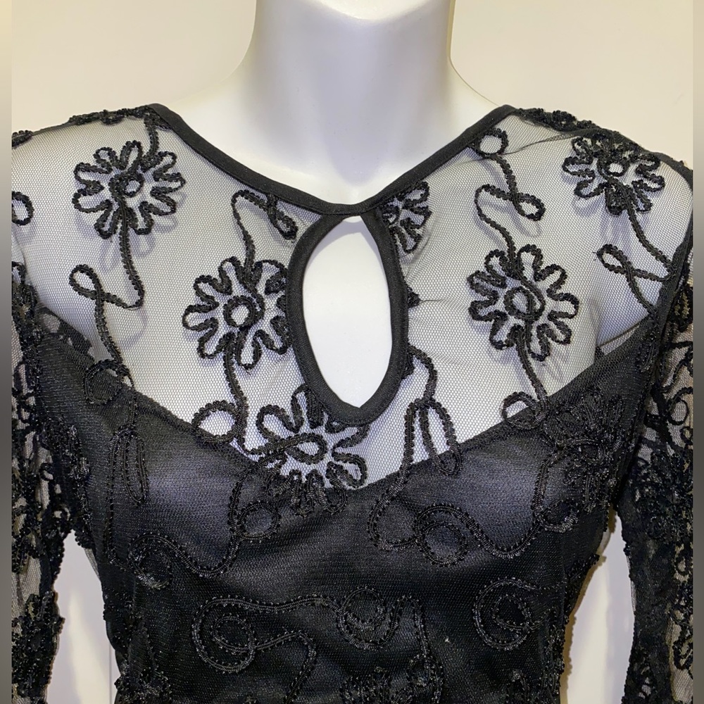 Black cocktail dress